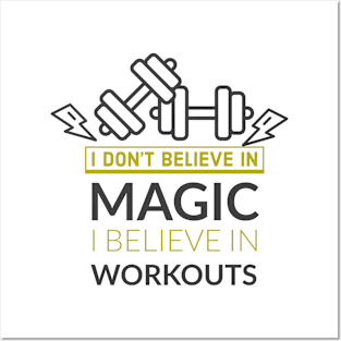 Sweat Spells: Embracing the Power of Workouts Over Magic Posters and Art